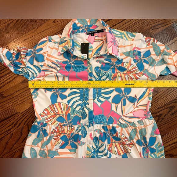 Tolani Collection Martina Tropical Print Maxi Dress M NWT - Picture 8 of 8